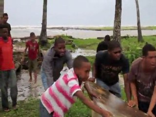 Huracán Irene azota a República Dominicana