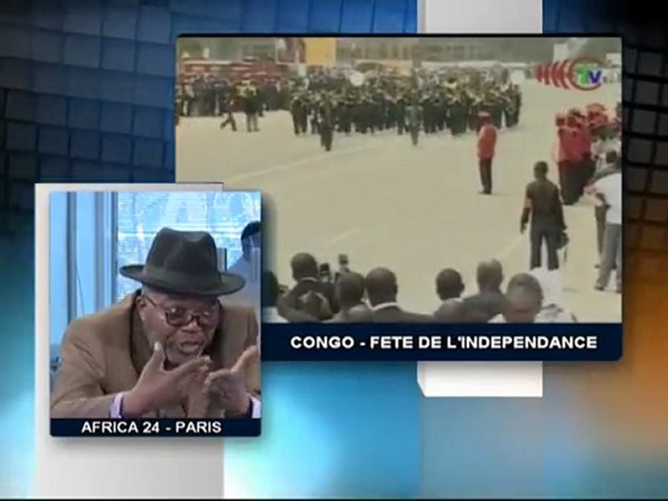 FÊTE NATIONALE DE L'INDÉPENDANCE DU CONGO DU 15 AOÛT 2011 - LE DÉBAT POLITIQUE SUR AFRICA 24 (PART 2-2)