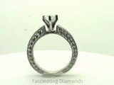 FDENS1790MQR  Marquise Shape Vintage Style Diamond Engagement Ring Engraved With Milgrain