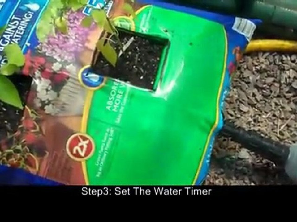 Easy Growing from Compost Bags with Automated Watering