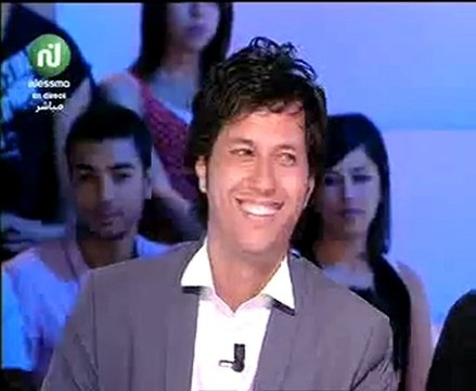 Simo Benbachir en direct du plateau de Nessma TV @ Tunis