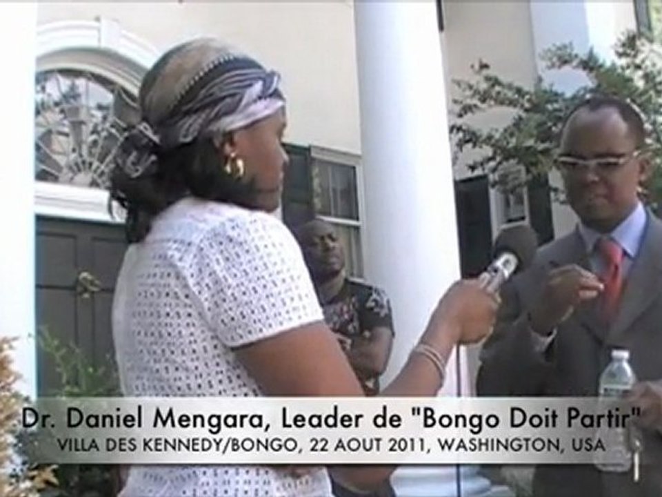 Interview Dr. Daniel Mengara - Sit-In des Gabonais à Washington