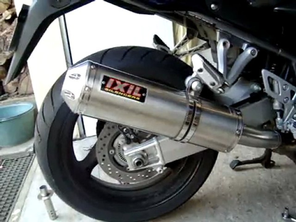 Mon nouveau pot sur mon 1250 Bandit