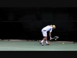 Novak Djokovic imitates Maria Sharapova