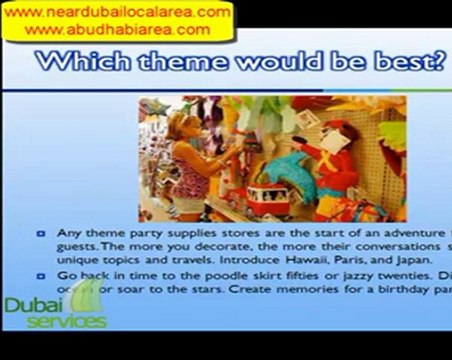 Dubai Party Supplies Events in Dubai|Party Accessories Dubai