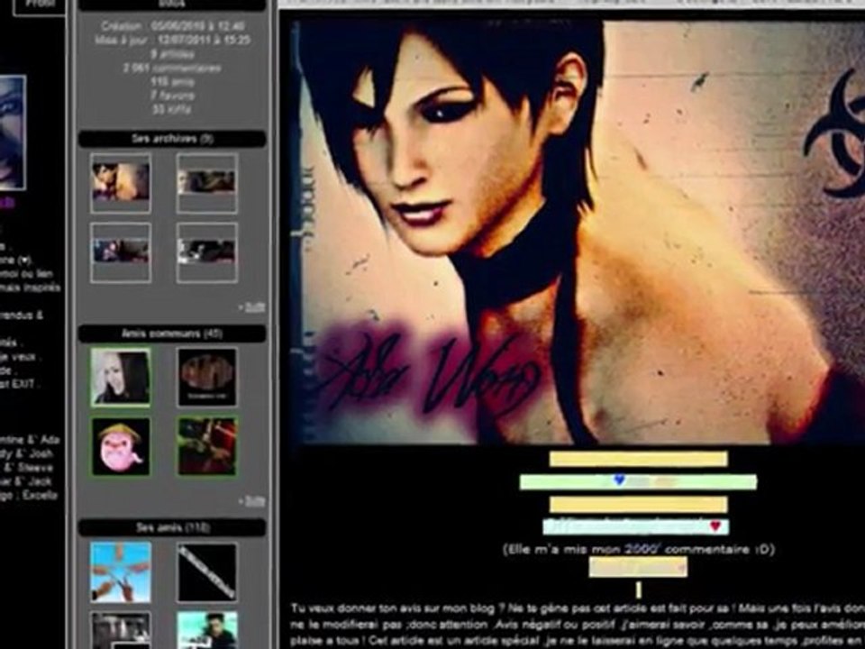 Blog Biohazard Gears Of Evil : Vidéo Partenariat