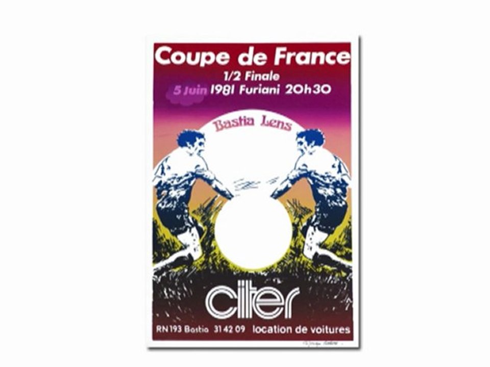 Affiches Match SC Bastia