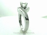 FDENS594ASR  Asscher Cut Diamond Channel Set Swirl Shaped Engagement Ring