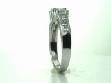 FDENS207B  Emerald Cut & Princess Diamond Matching Anniversary Band