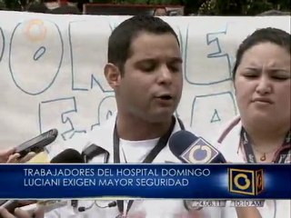 Hospital Domingo Luciani Paralizado tras Tiroteo y Protesta del Personal