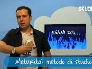 Maturità: metodo di studio