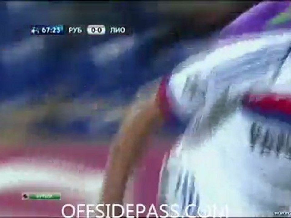 UEFA Champions League Rubin Kazan 1-1 Lyon 24 August 2011 Highlights and Goals