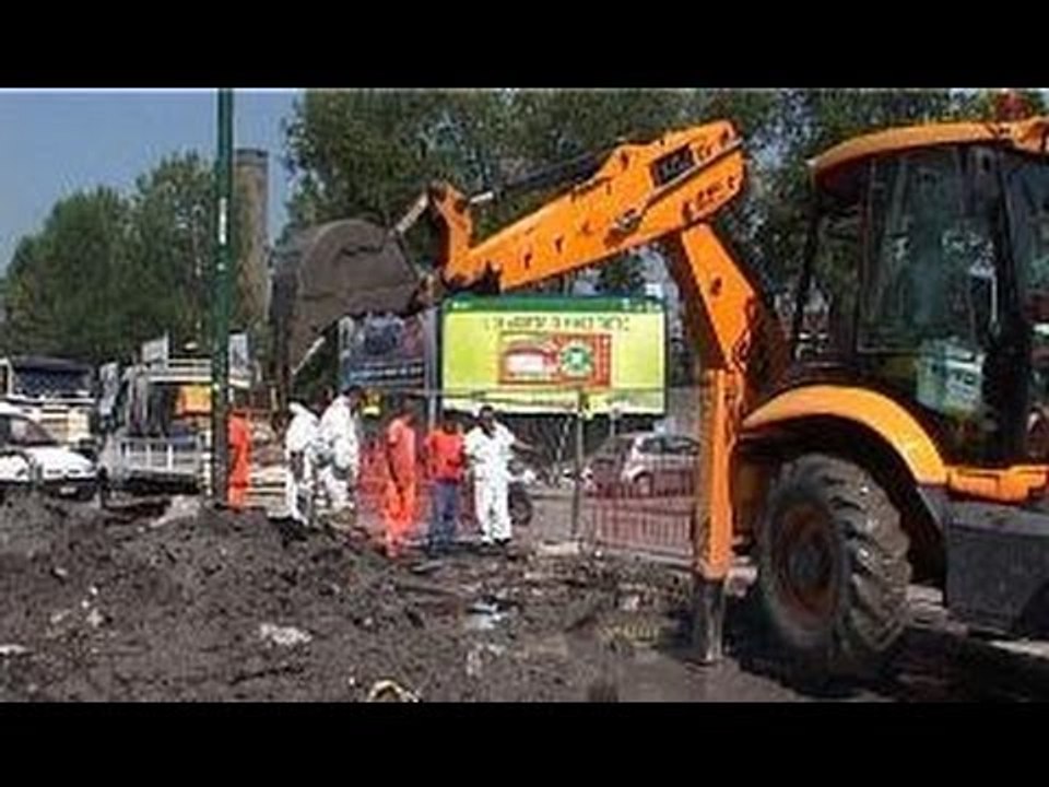 Napoli - Guasto sulla rete idrica