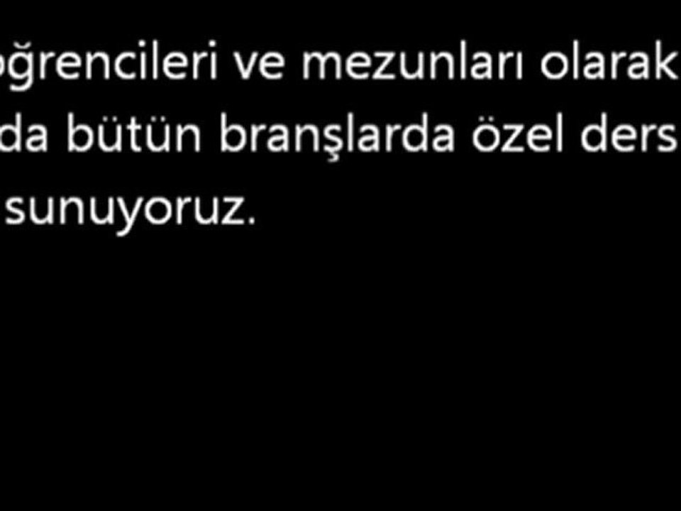 Özel Ders Ankara