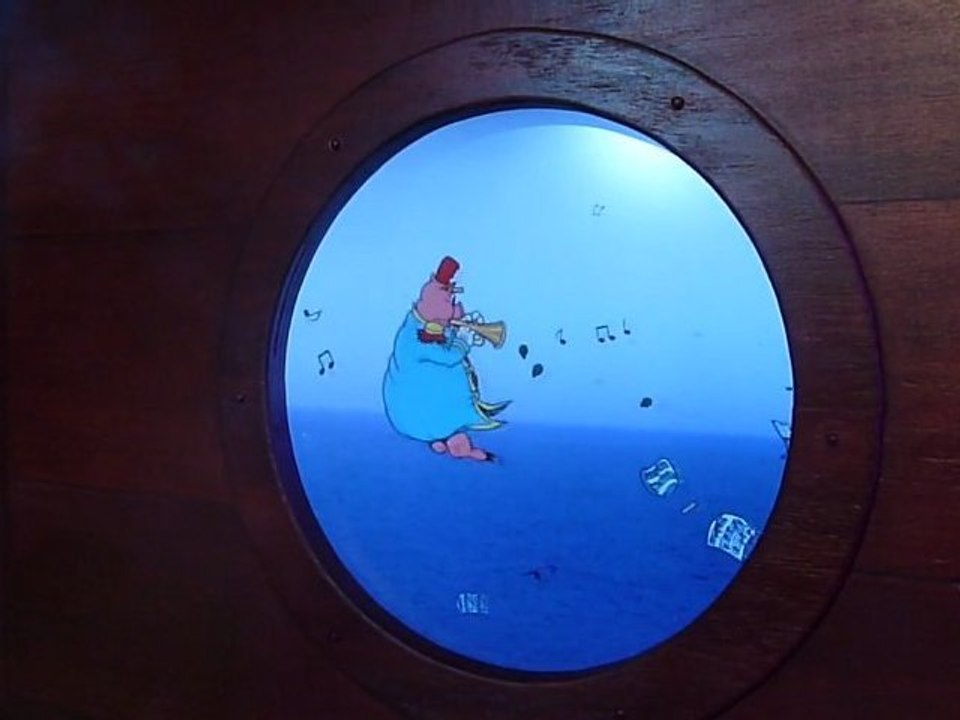 Animated Porthole on Disney Dream Cruise Ship Example at 2011 D23 Expo in Anaheim CA