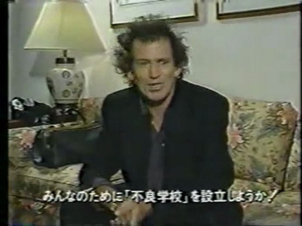 山川健一インタビュー ('Main Offender' 発表時のキースリチャーズ・1992年） 動画 Dailymotion