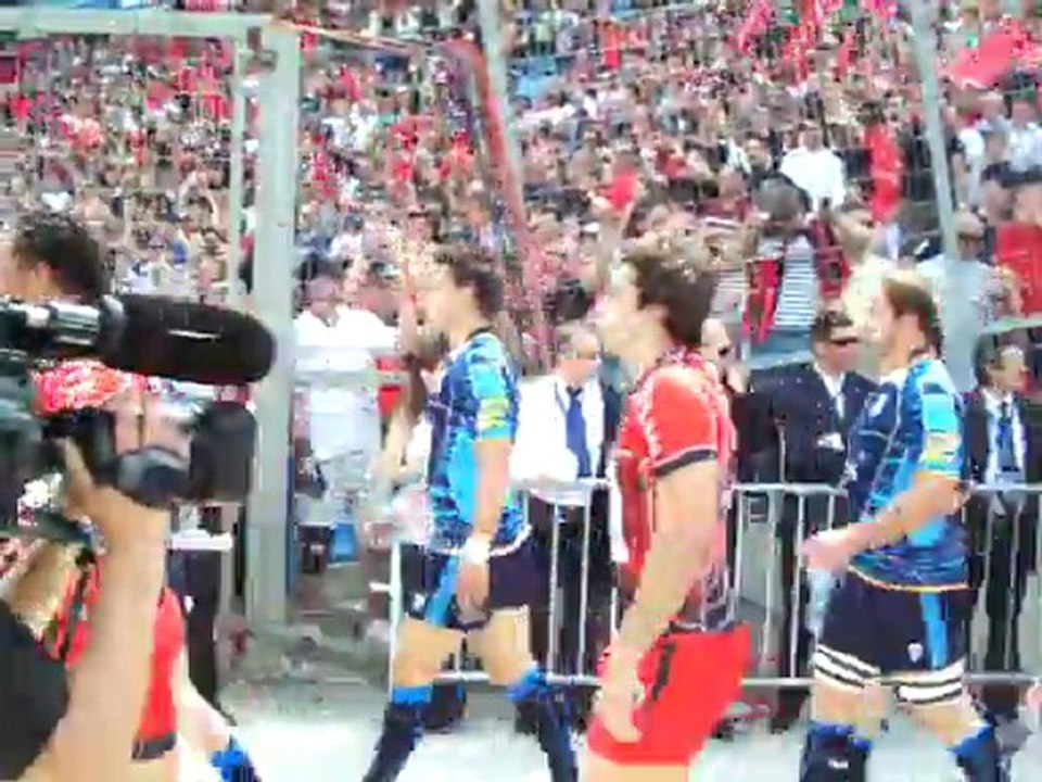 entrée des joueurs"le velodrome"