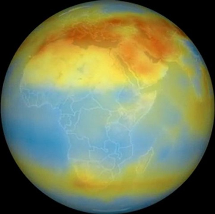 Concentration en CO2 de l’atmosphère