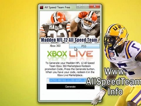Madden NFL 12 All Speed DLC - Xbox 360 And PS3