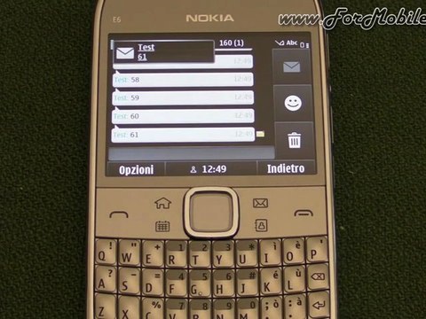 Nokia E6-00 - Demo SMS Bombing