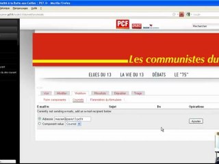 La Commune : créer un formulaire