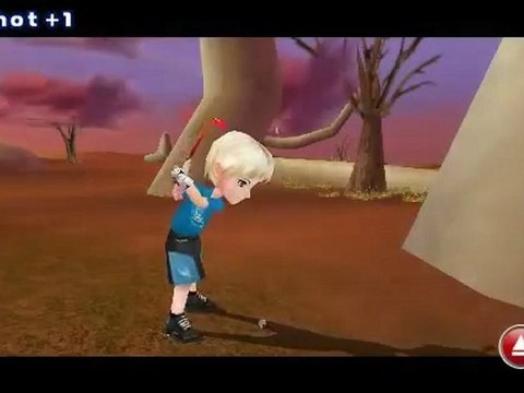 Demo Let's Golf 2 by Gameloft - Doppio bogey (con rimbalzo sul paesaggio)