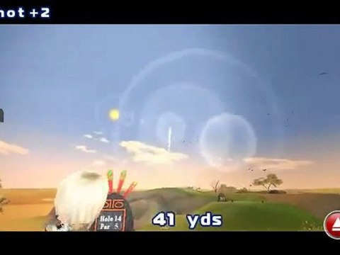 Demo Let's Golf 2 by Gameloft - Triplo bogey (con 2 rimbalzi sulla montagna)