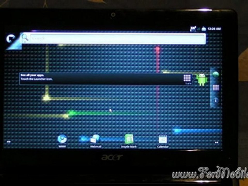 Acer Aspire One D257 - Demo Android Instant-on