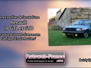 Essai Renault 18 GTL et GTD - Autoweb-France
