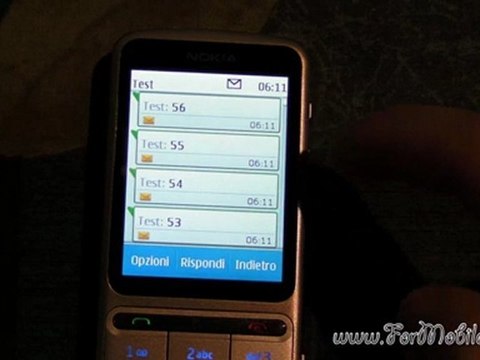 Nokia C3-01 Touch and Type - Demo SMS Bombing