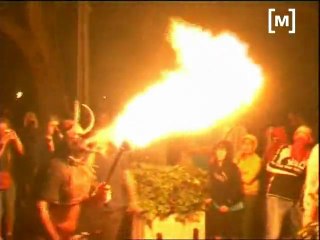 Correfoc a Sóller per Sant Bartomeu