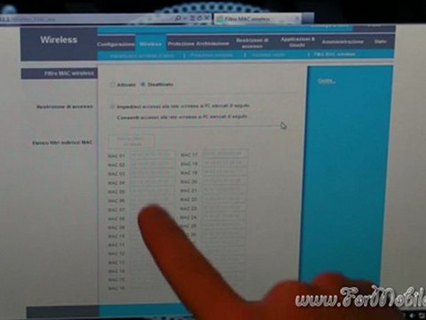 Linksys E4200 - Demo configurabilità interna del router