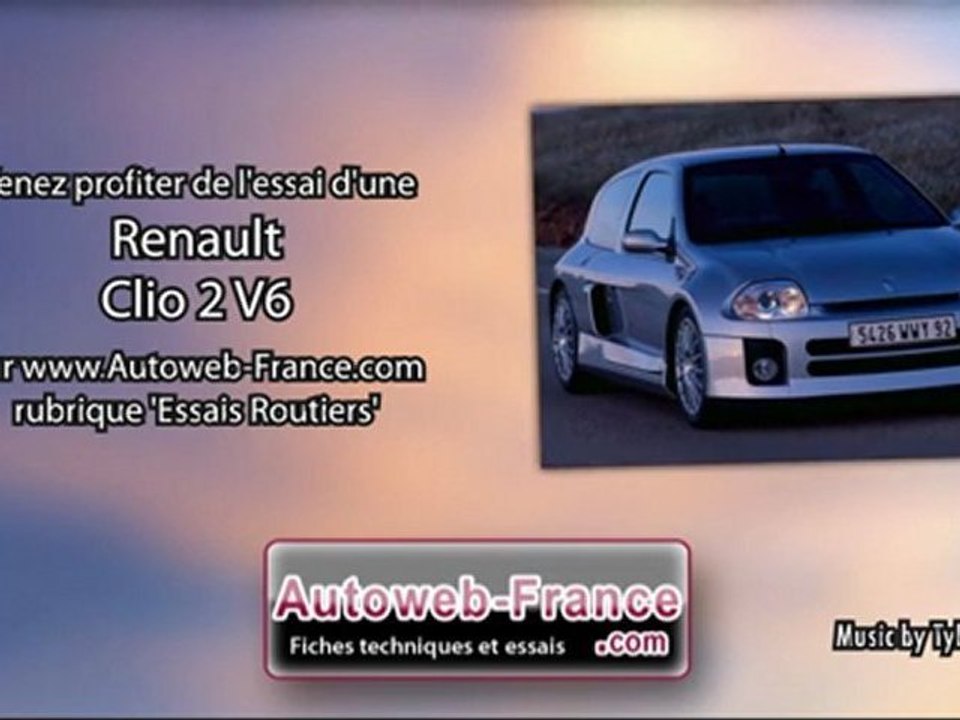 Essai Renault Clio 2 V6 - Autoweb-France