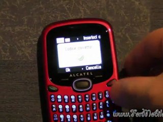 Inserimento di 2 SIM e prima accensione di Alcatel OT-255D