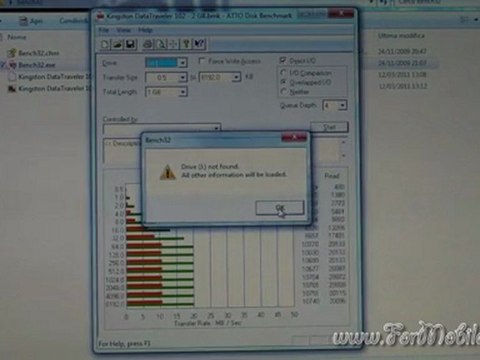 Benchmark e recensione finale di Kingston DataTraveler 102 - USB 2.0