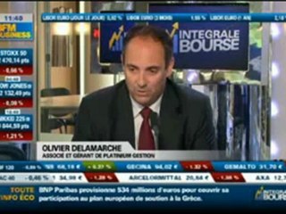 Olivier Delamarche, Analyse économique sur BFM le 25/08/2011