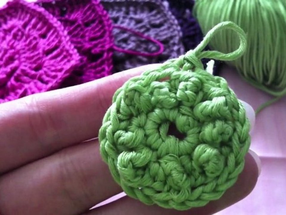 TUTO CROCHET: Granny MiniFleur Partie 2