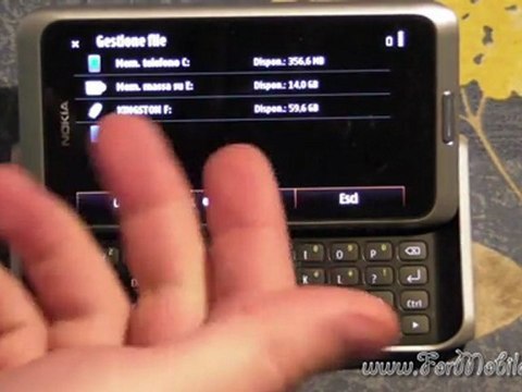 Nokia E7 USB OTG + pendrive 64 GB (USB 3.0) = OK !!!