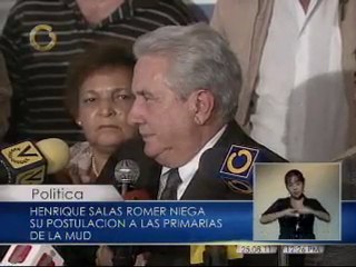 Salas Romer no se postulará