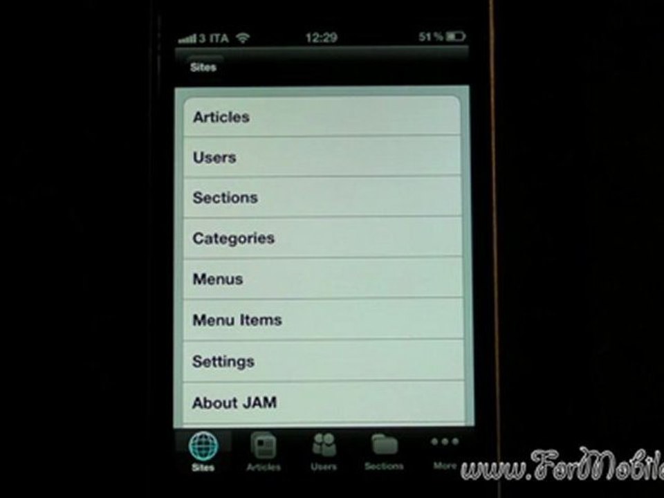Joomla Admin Mobile! 1.7.1 [iPhone - 7.99 €]