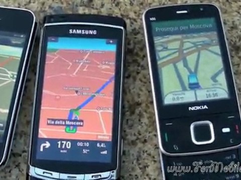 Confronto fix GPS (I8910 vs iPhone 3Gs vs N96)