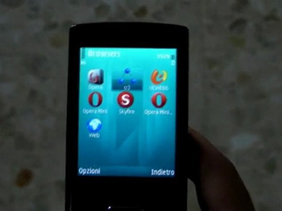 Browser Ozone 0.9 su S60 3rd
