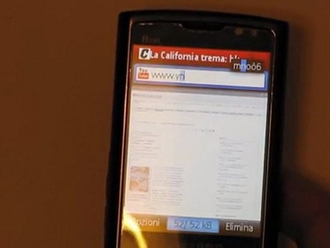 Browser Opera Mini 5 beta 2 su S60 3rd