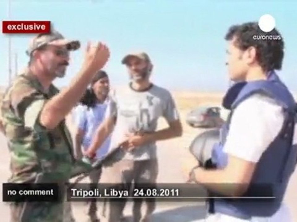 euronews' exclusive footage in Tripoli - no comment