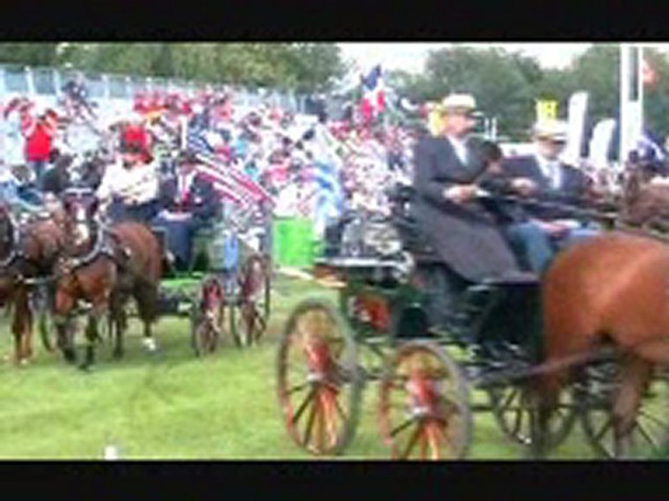 Ouverture du mondial de l'attelage à Conty