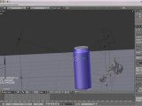 Blender tutorial plechovka a fluid simulation