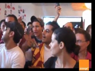 Orange fête le sacre de l'EST: Ambiance