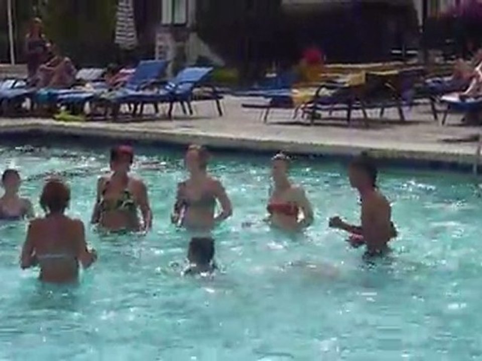 Animation : Aquagym -Caribbean Village Agador & El Pueblo Tamlelt @Agadir 2011