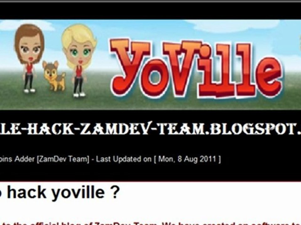 How to download Yoville cheats for yocash on facebook 2011 for free !