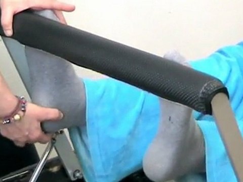 Pilates embarazada. Ejercicio de piernas